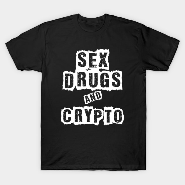 Crypto. Bitcoin Altcoins Cryptocurrency T-Shirt by KultureinDeezign